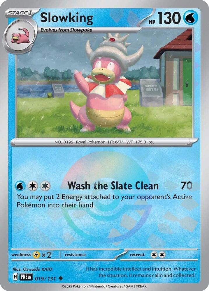 Pokemon | Slowking (019/131) (Poke Ball Pattern) [Scarlet & Violet: Prismatic Evolutions] | The Nerd Merchant