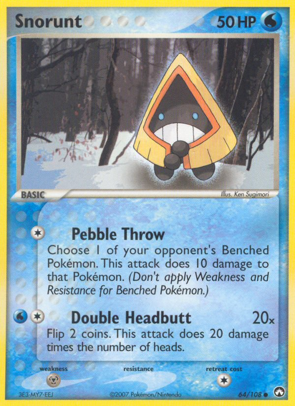 Pokemon | Snorunt (64/108) [EX: Power Keepers] | The Nerd Merchant