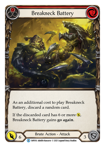 Flesh and Blood TCG | Breakneck Battery (Red) [1HP016] (History Pack 1) | The Nerd Merchant