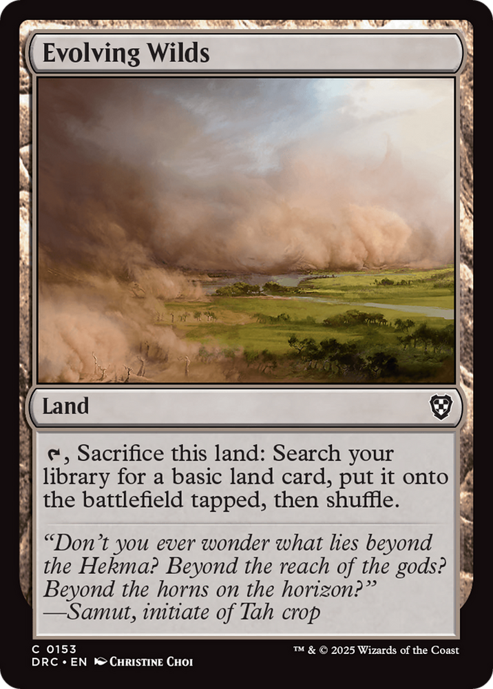 Magic | Evolving Wilds [Aetherdrift Commander] | The Nerd Merchant
