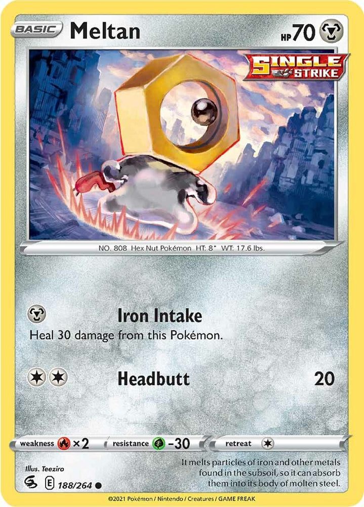 Pokemon | Meltan (188/264) [Sword & Shield: Fusion Strike] | The Nerd Merchant