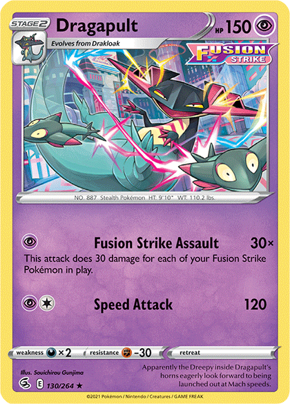 Pokemon | Dragapult (130/264) [Sword & Shield: Fusion Strike] | The Nerd Merchant