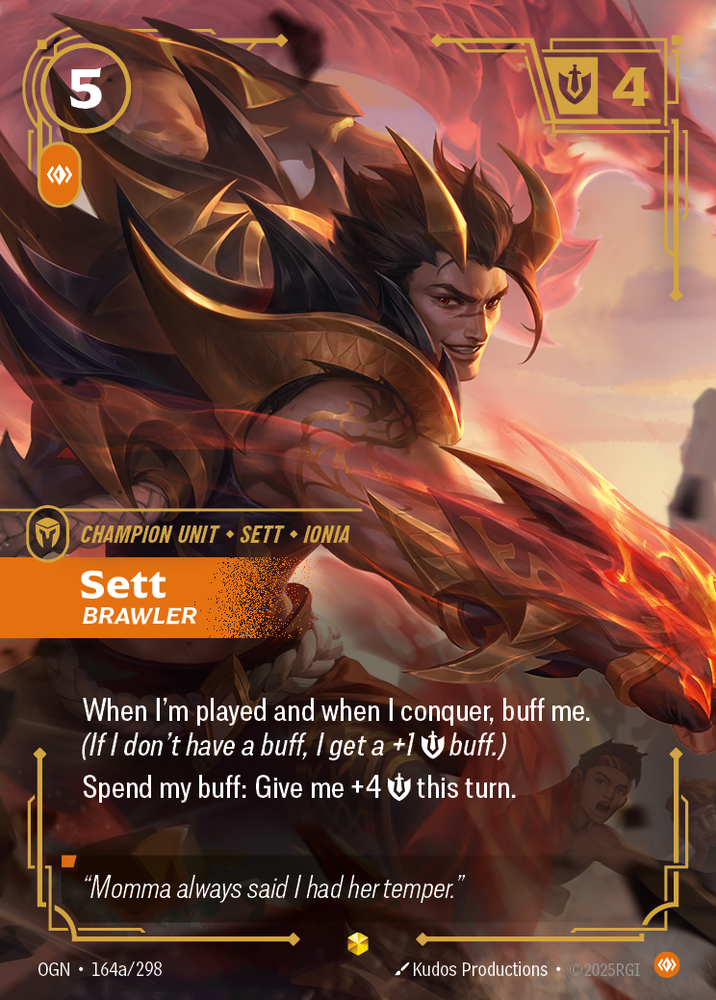 Sett, Brawler (Alt Foil) - Origins #164