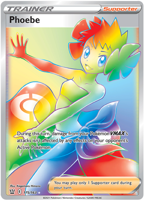 Pokemon | Phoebe (175/163) [Sword & Shield: Battle Styles] | The Nerd Merchant