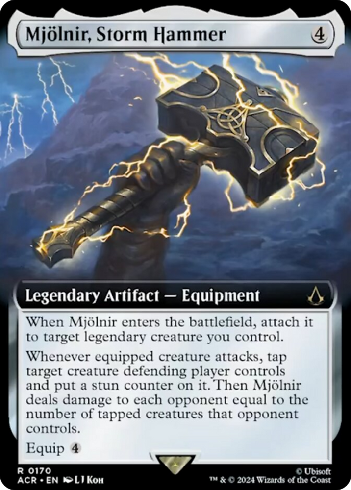 Magic | Mjolnir, Storm Hammer (Extended Art) [Assassin's Creed] | The Nerd Merchant