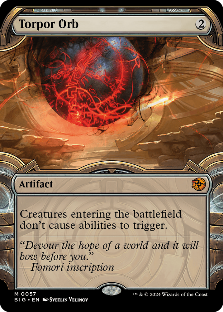 Magic | Torpor Orb (Showcase) [Outlaws of Thunder Junction: The Big Score] | The Nerd Merchant