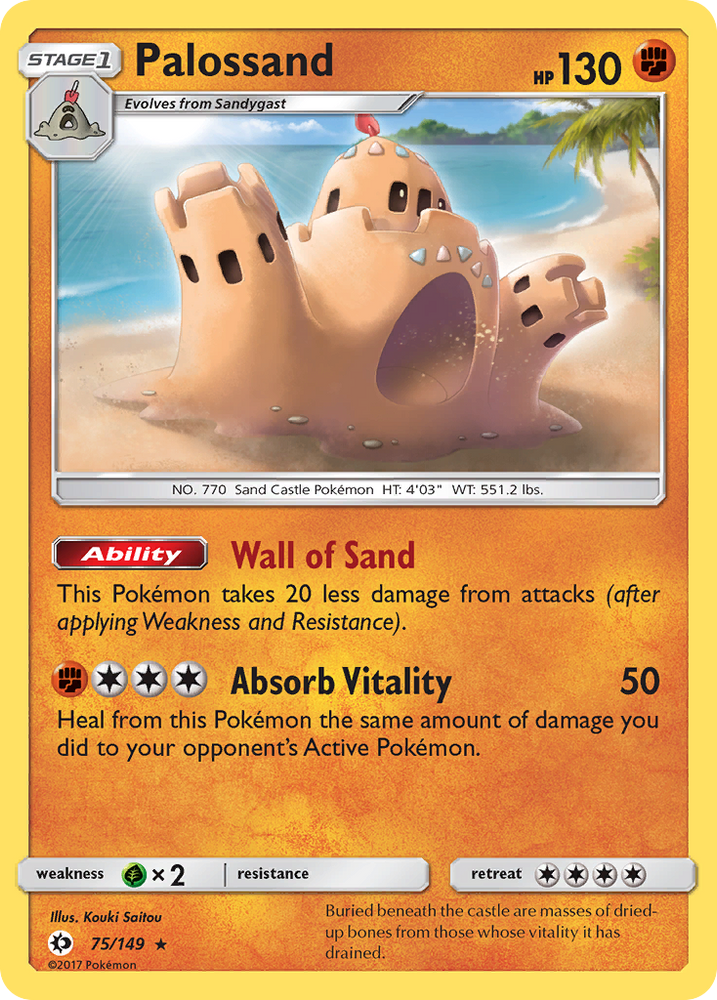 Pokemon | Palossand (75/149) [Sun & Moon: Base Set] | The Nerd Merchant