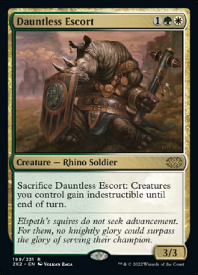 Magic | Dauntless Escort [Double Masters 2022] | The Nerd Merchant