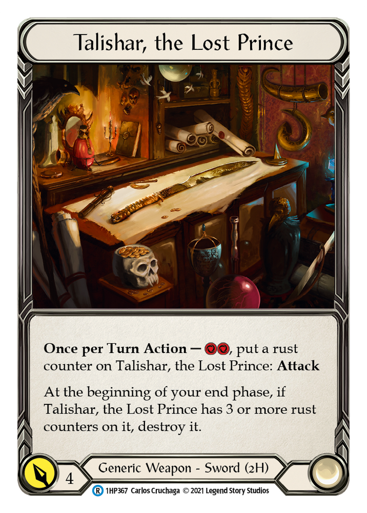 Flesh and Blood TCG | Talishar, the Lost Prince [1HP367] (History Pack 1) | The Nerd Merchant