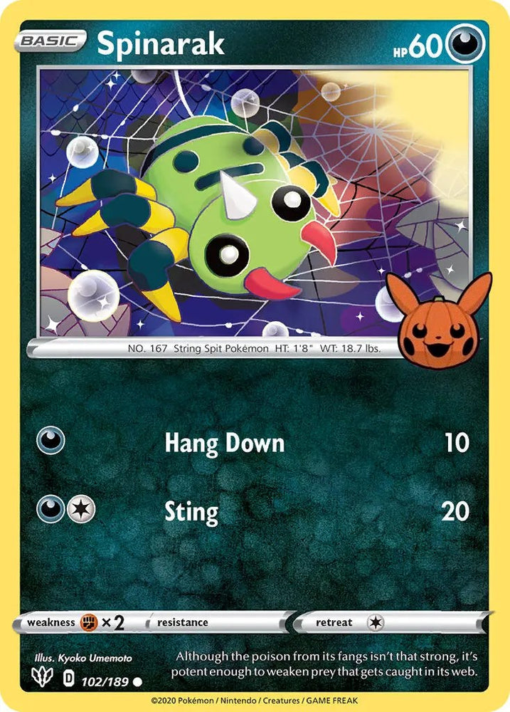 Pokemon | Spinarak (102/189) [Trick or Trade] | The Nerd Merchant