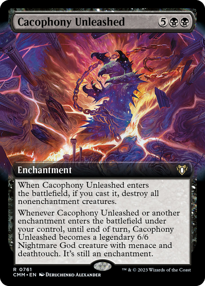 Magic | Cacophony Unleashed (Extended Art) [Commander Masters] | The Nerd Merchant