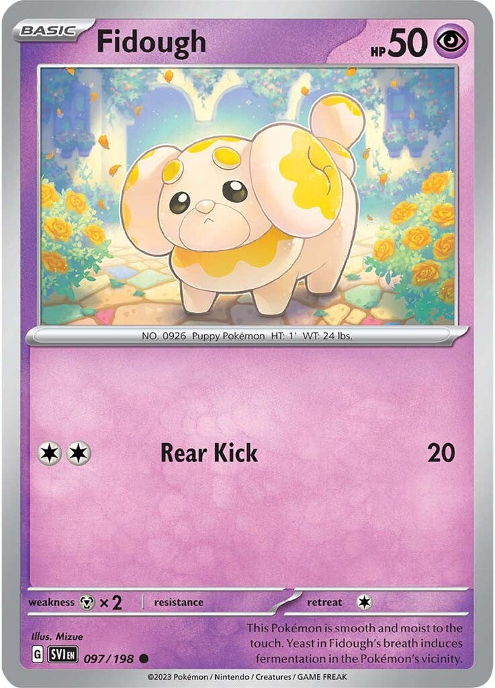 Pokemon | Fidough (097/198) [Scarlet & Violet: Base Set] | The Nerd Merchant