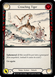 Flesh and Blood TCG | Crouching Tiger [TCC104] (Round the Table: TCC x LSS) | The Nerd Merchant