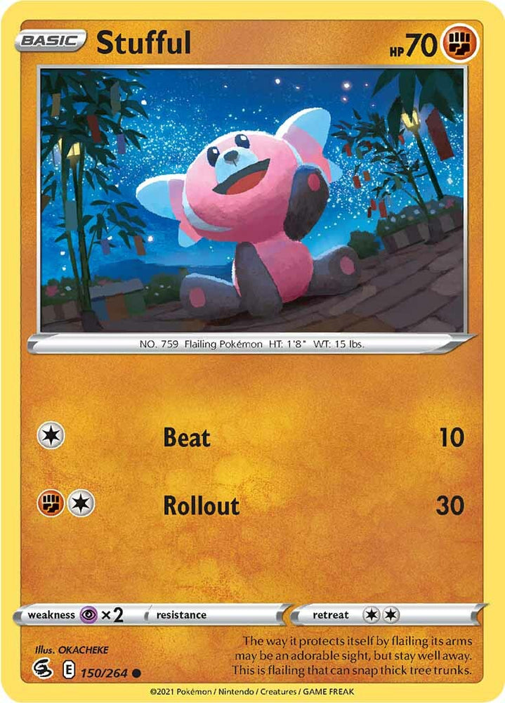 Pokemon | Stufful (150/264) [Sword & Shield: Fusion Strike] | The Nerd Merchant