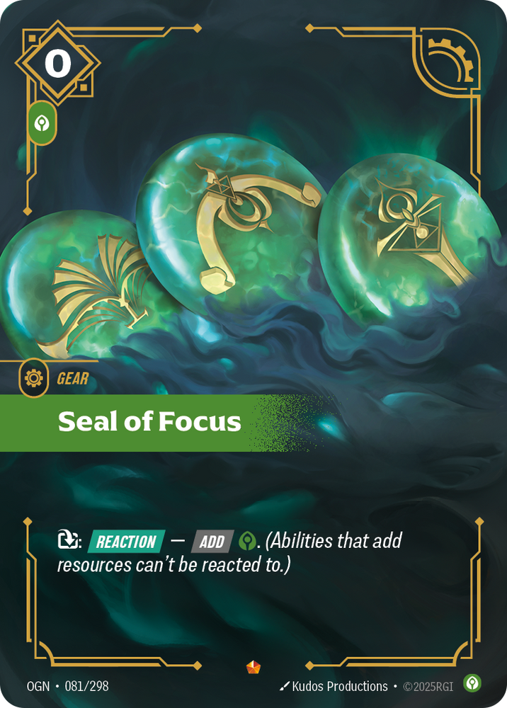 Seal of Focus (Foil) - Origins #81