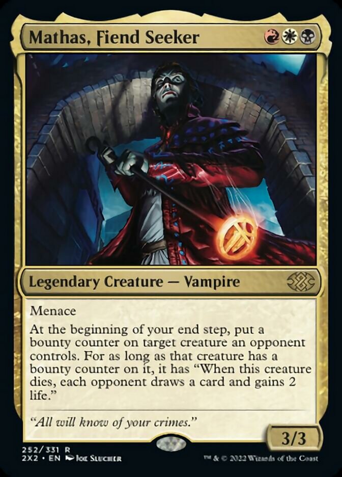Magic | Mathas, Fiend Seeker [Double Masters 2022] | The Nerd Merchant