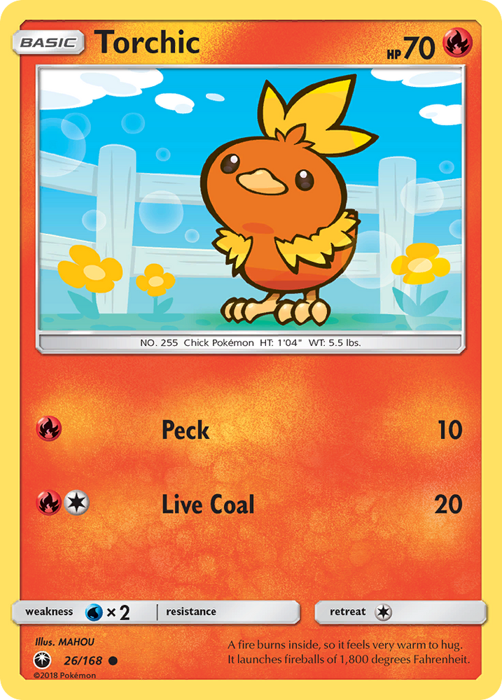Pokemon | Torchic (26/168) [Sun & Moon: Celestial Storm] | The Nerd Merchant