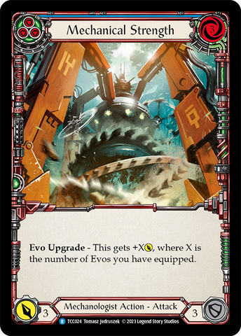 Flesh and Blood TCG | Mechanical Strength (Blue) [TCC024] (Round the Table: TCC x LSS) | The Nerd Merchant