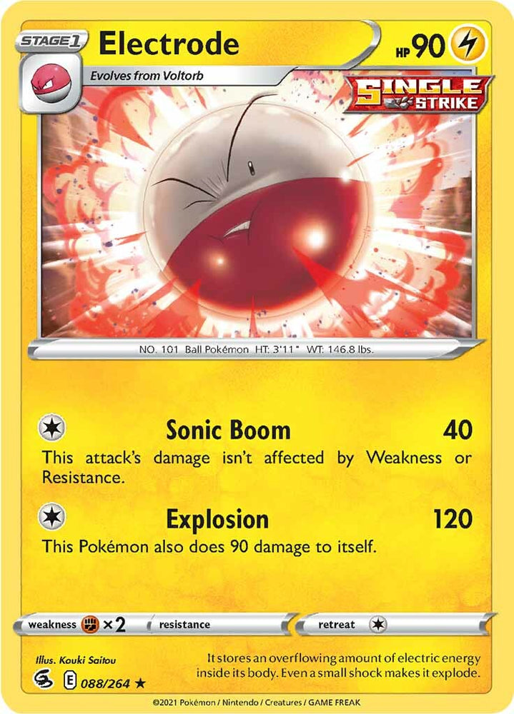 Pokemon | Electrode (088/264) [Sword & Shield: Fusion Strike] | The Nerd Merchant