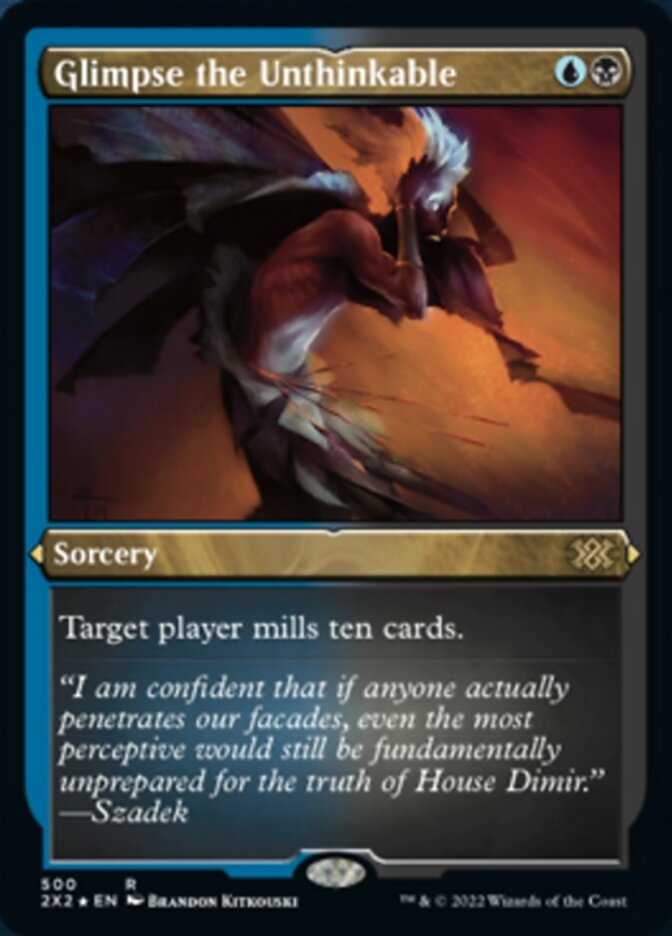 Magic | Glimpse the Unthinkable (Foil Etched) [Double Masters 2022] | The Nerd Merchant