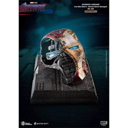 Avengers Endgame Iron Man Helmet Battle Damage MC-038 Statue