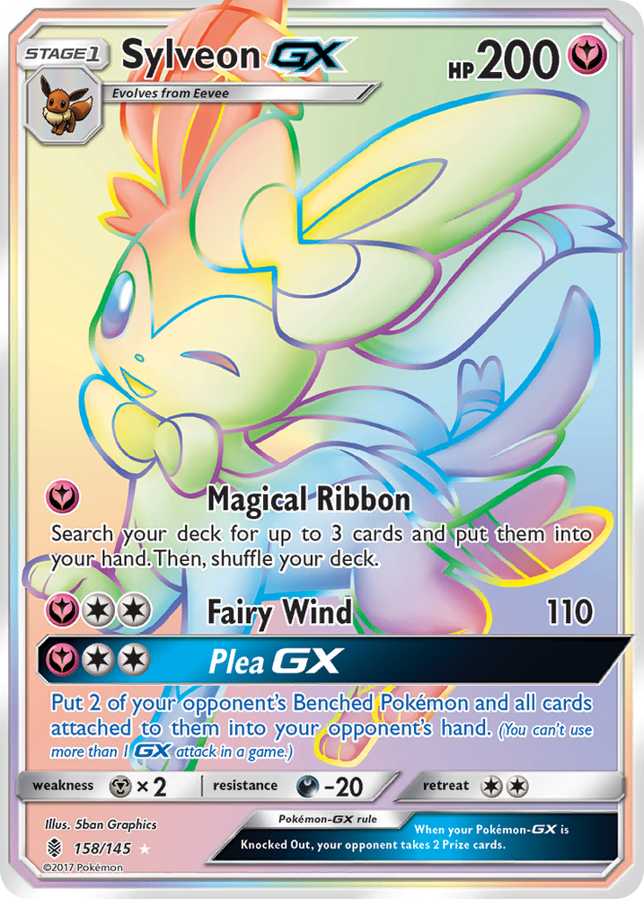 Pokemon | Sylveon GX (158/145) [Sun & Moon: Guardians Rising] | The Nerd Merchant