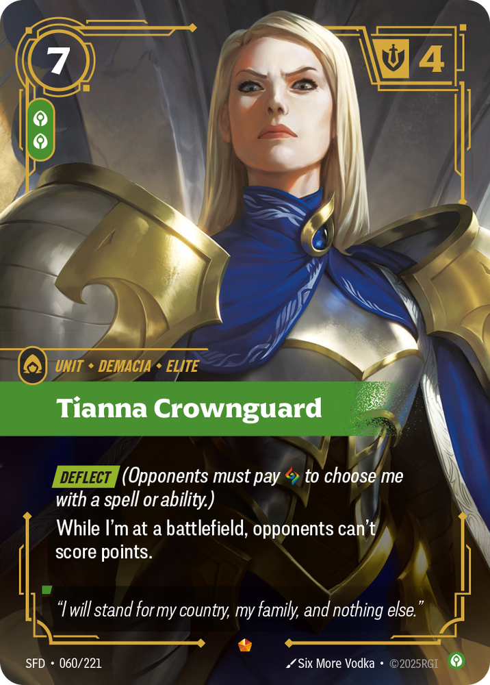 Tianna Crownguard (Foil) - Spiritforged #60