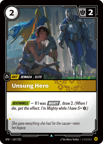 Unsung Hero - Spiritforged #167