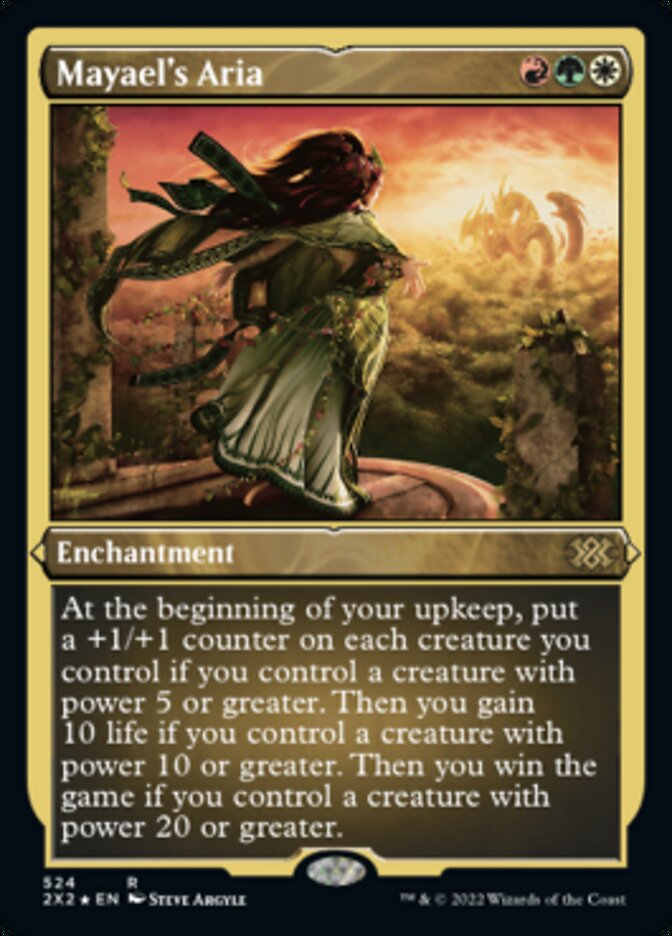 Magic | Mayael's Aria (Foil Etched) [Double Masters 2022] | The Nerd Merchant