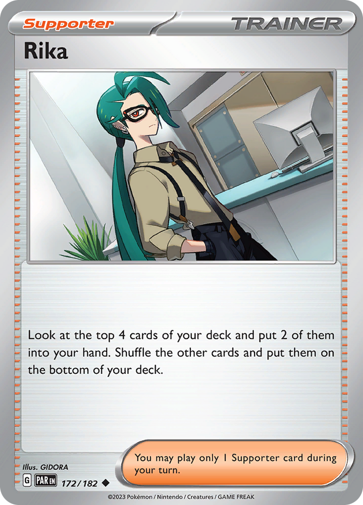 Pokemon | Rika (172/182) [Scarlet & Violet: Paradox Rift] | The Nerd Merchant