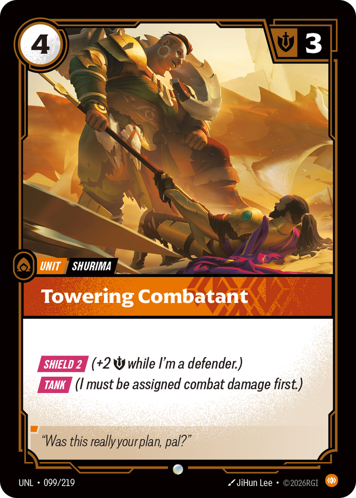 Towering Combatant - Unleashed (099/219)