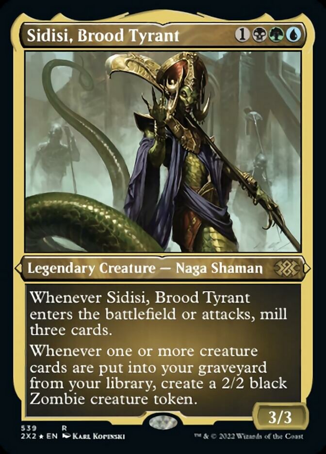 Magic | Sidisi, Brood Tyrant (Foil Etched) [Double Masters 2022] | The Nerd Merchant