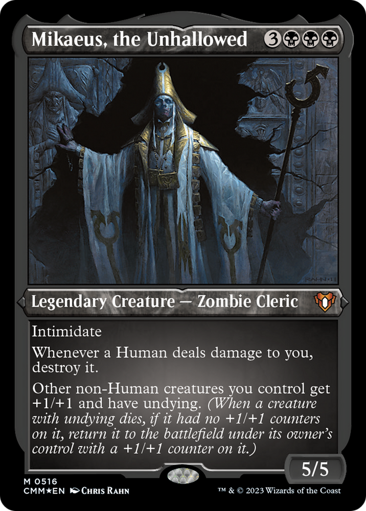 Magic | Mikaeus, the Unhallowed (Foil Etched) [Commander Masters] | The Nerd Merchant