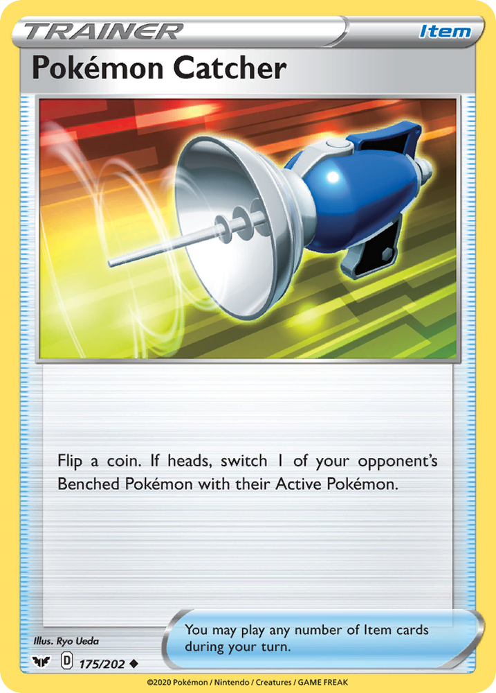 Pokemon | Pokemon Catcher (175/202) [Sword & Shield: Base Set] | The Nerd Merchant