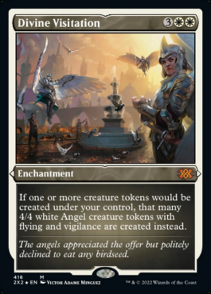 Magic | Divine Visitation (Foil Etched) [Double Masters 2022] | The Nerd Merchant