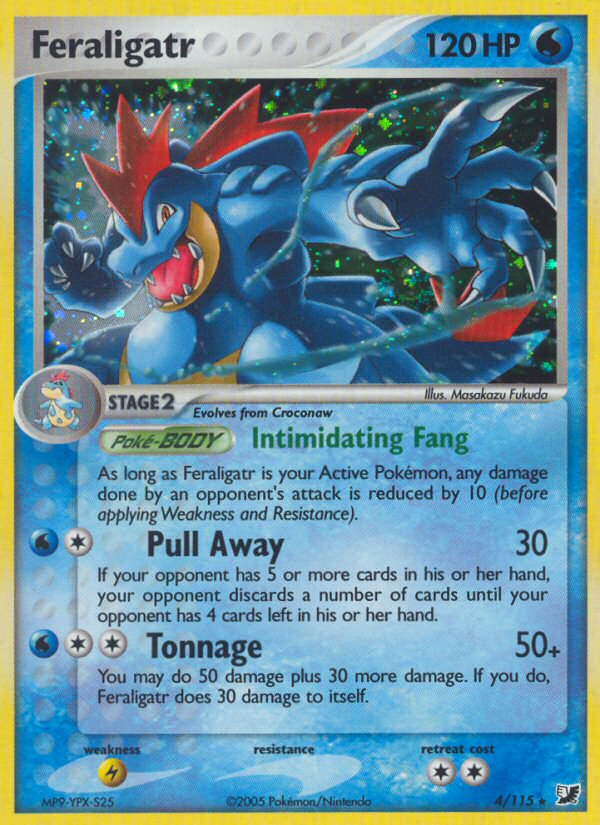 Pokemon | Feraligatr (4/115) [EX: Unseen Forces] | The Nerd Merchant
