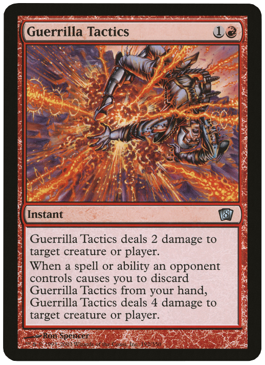 Magic | Guerrilla Tactics (Oversized) [Eighth Edition Box Topper] | The Nerd Merchant