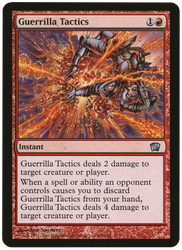 Magic | Guerrilla Tactics (Oversized) [Eighth Edition Box Topper] | The Nerd Merchant