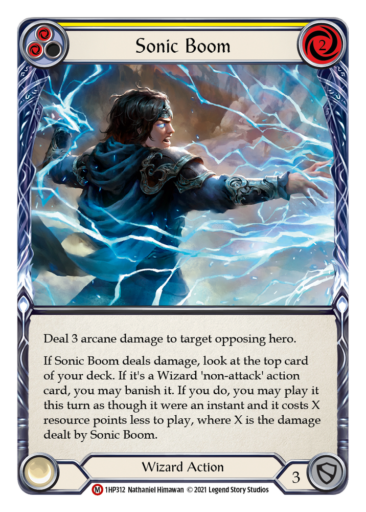Flesh and Blood TCG | Sonic Boom [1HP312] (History Pack 1) | The Nerd Merchant