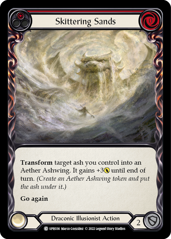 Flesh and Blood TCG | Skittering Sands (Red) [UPR036] (Uprising) | The Nerd Merchant