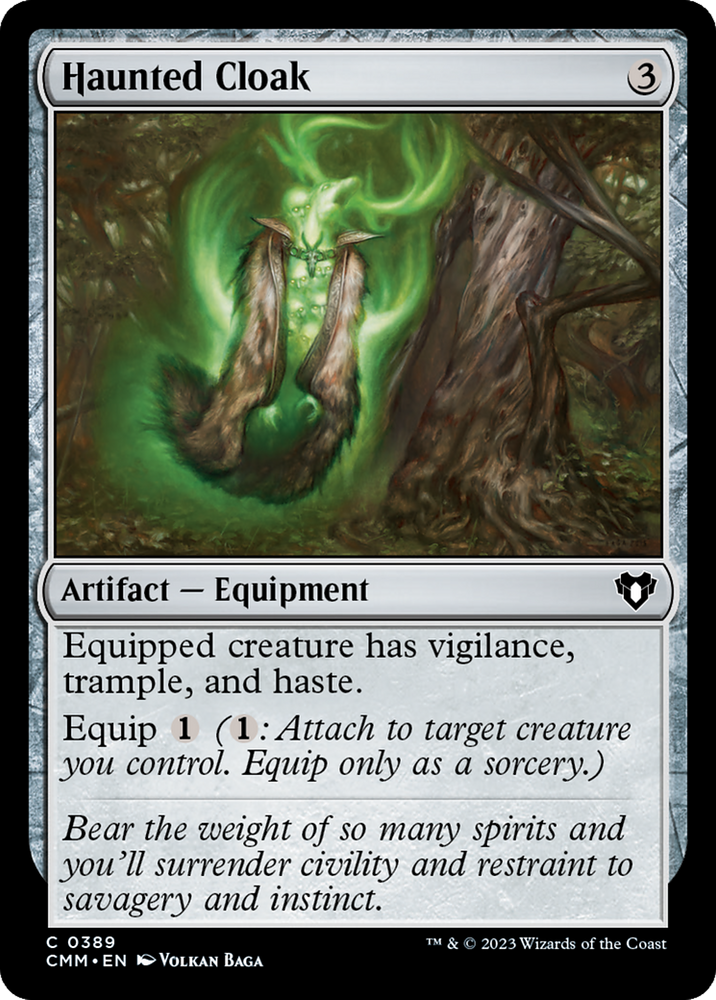 Magic | Haunted Cloak [Commander Masters] | The Nerd Merchant