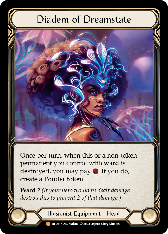 Flesh and Blood TCG | Diadem of Dreamstate [DTD217] (Dusk Till Dawn)  Rainbow Foil | The Nerd Merchant