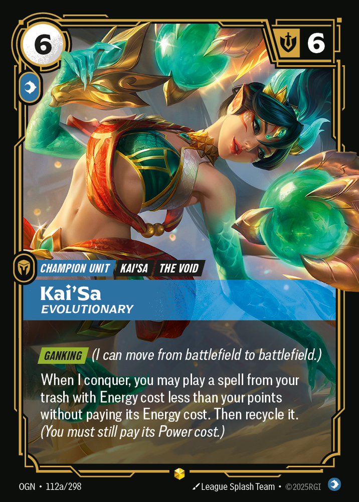 Kai'Sa, Evolutionary (Alt Foil) - Origins #112
