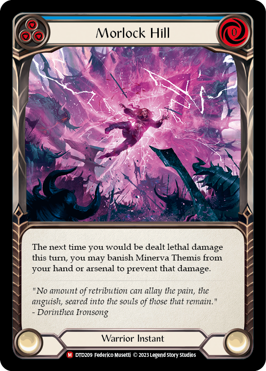 Flesh and Blood TCG | Morlock Hill [DTD209] (Dusk Till Dawn)  Rainbow Foil | The Nerd Merchant