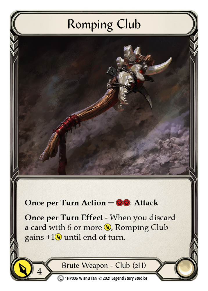 Flesh and Blood TCG | Romping Club [1HP006] (History Pack 1) | The Nerd Merchant
