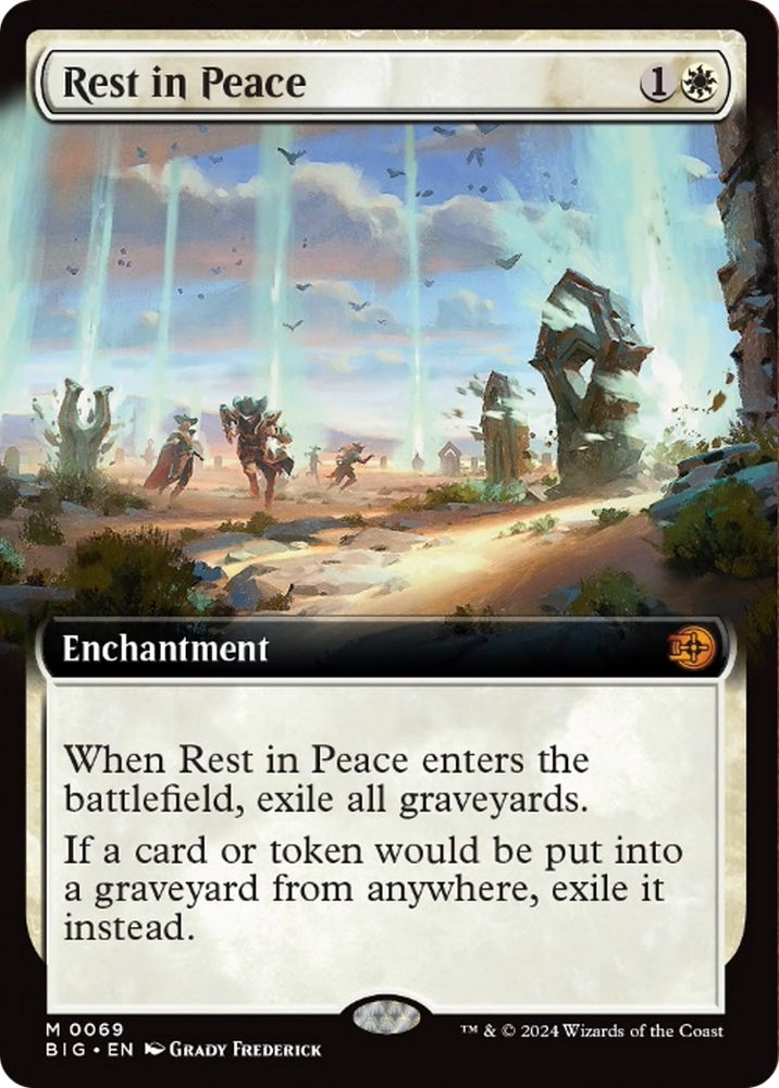 Magic | Rest in Peace (Extended Art) [Outlaws of Thunder Junction: The Big Score] | The Nerd Merchant
