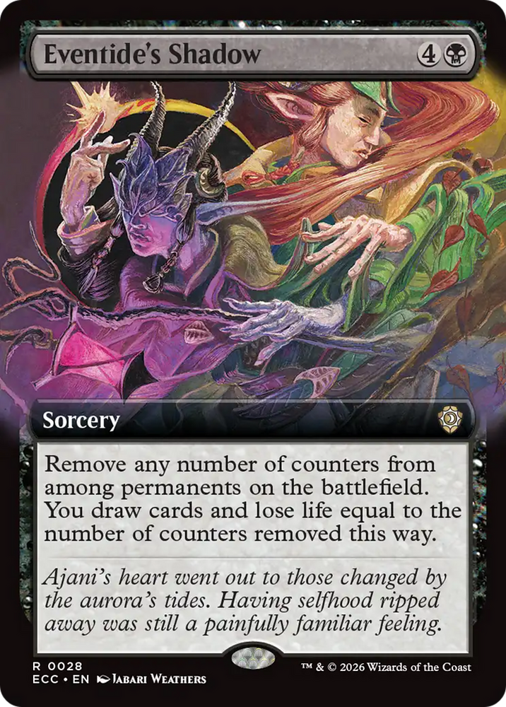 Magic | Eventide's Shadow (Extended Art) [Lorwyn Eclipsed Commander] | The Nerd Merchant
