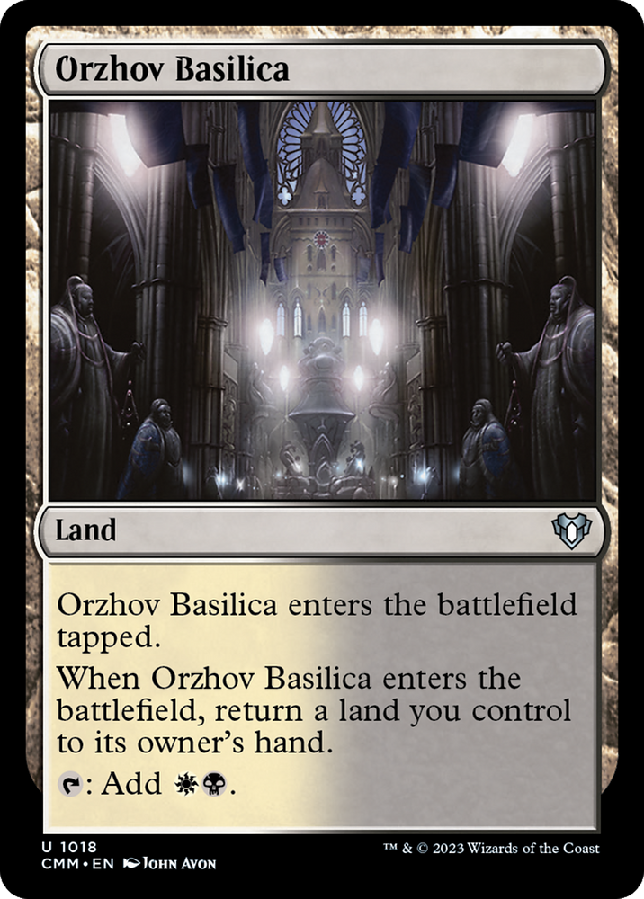 Magic | Orzhov Basilica [Commander Masters] | The Nerd Merchant