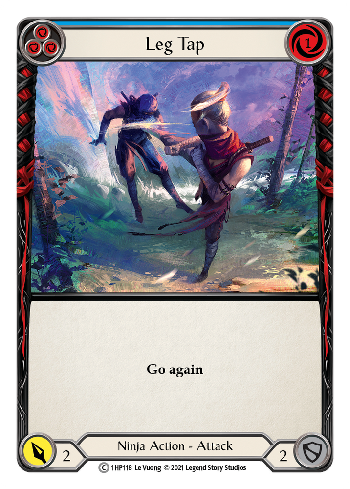 Flesh and Blood TCG | Leg Tap (Blue) [1HP118] (History Pack 1) | The Nerd Merchant