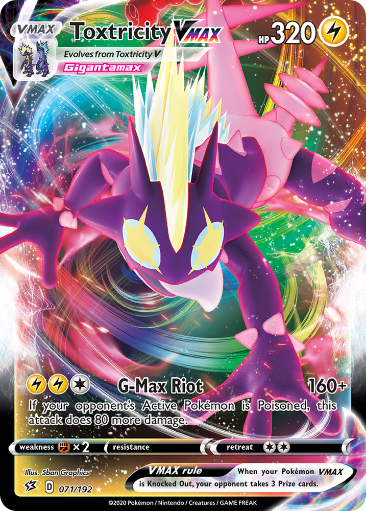 Pokemon | Toxtricity VMAX (071/192) [Sword & Shield: Rebel Clash] | The Nerd Merchant